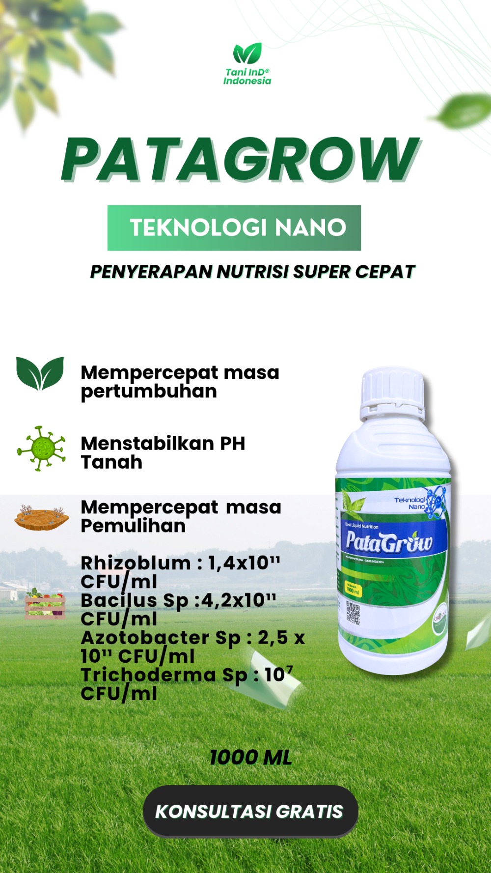 PATAGROW - Pupuk Cair Teknologi Nano PATAGROW - Pupuk Cair Teknologi Nano