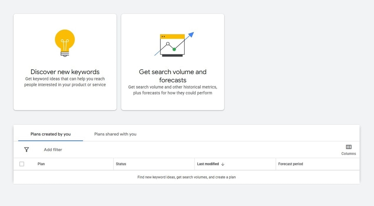 Google Keyword Planner
Gambar: Google Google Keyword Planner
Gambar: Google