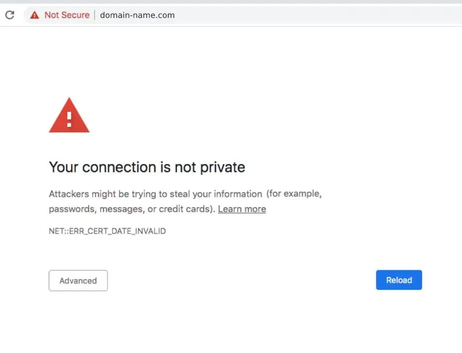 Contoh pesan connection not secure di website
Gambar: pressable.com