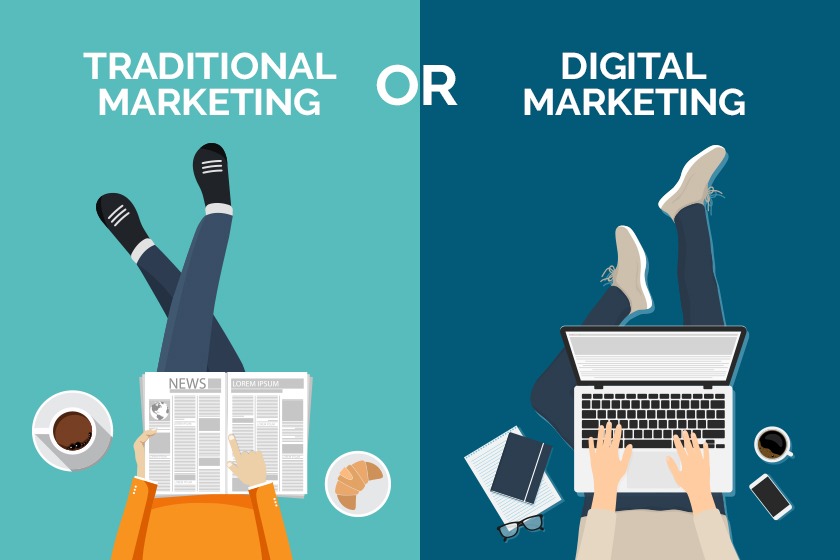 Digital marketing vs traditional marketing
Gambar: DMG