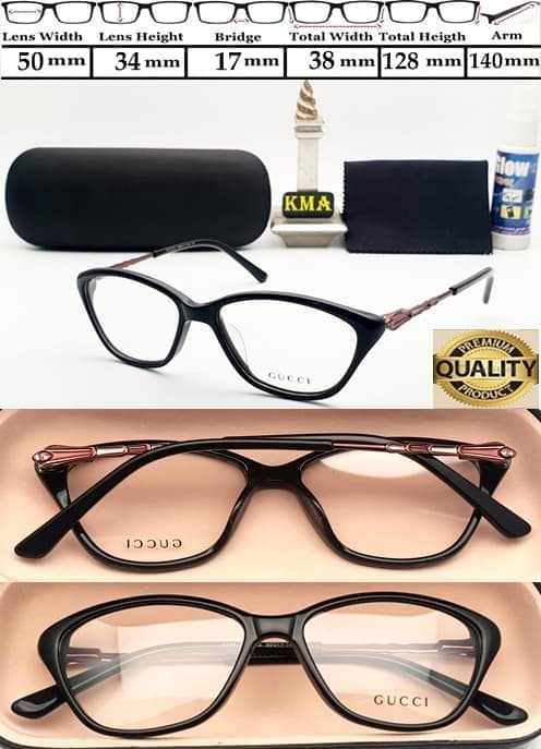 Frame Kacamata Korea Cat Eye Premium Import