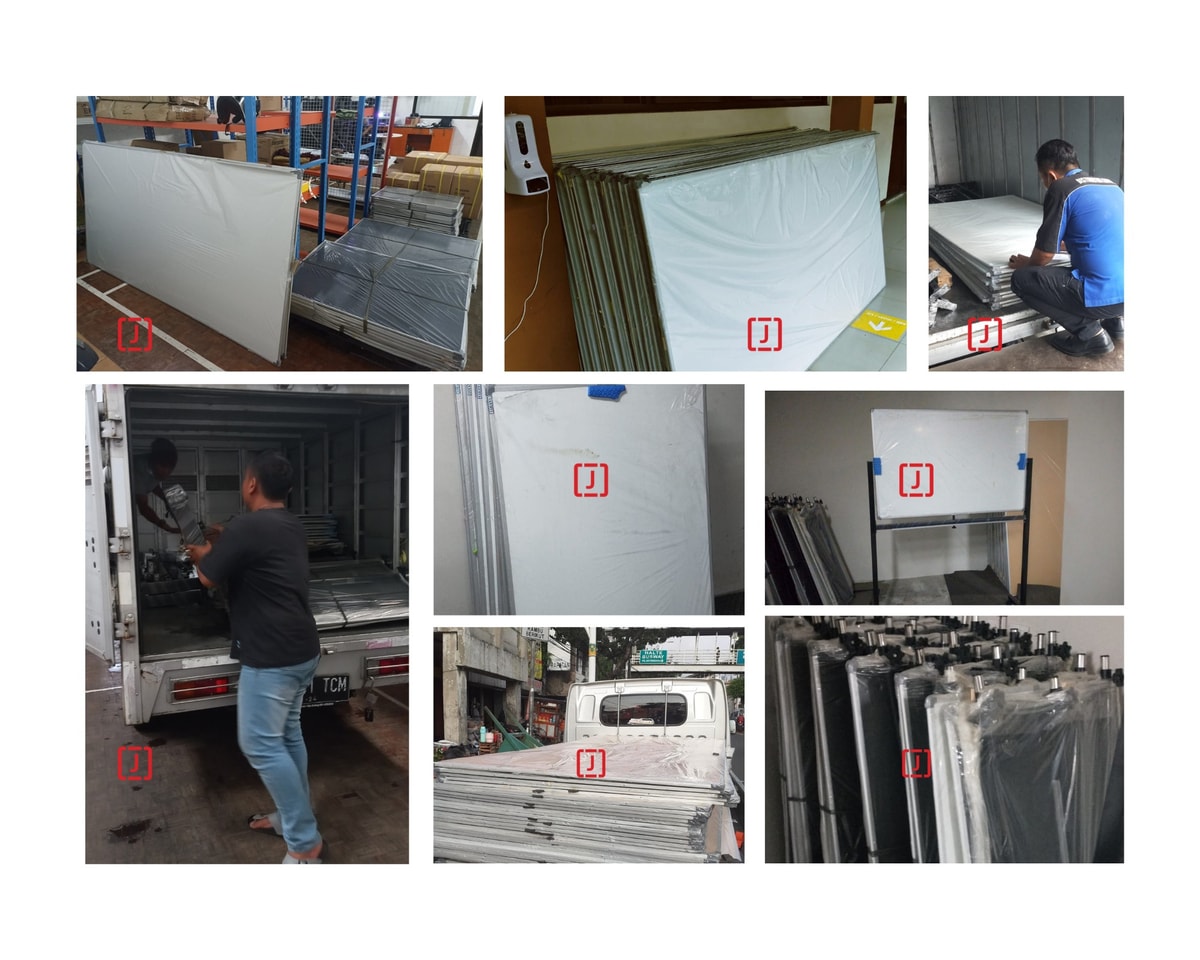 pengiriman papan tulis ke sekolah