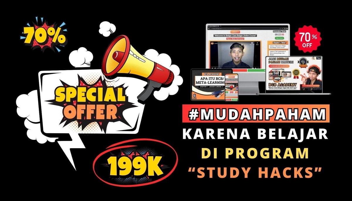 Kursus Online BCB Academy by @belajarcarabelajar