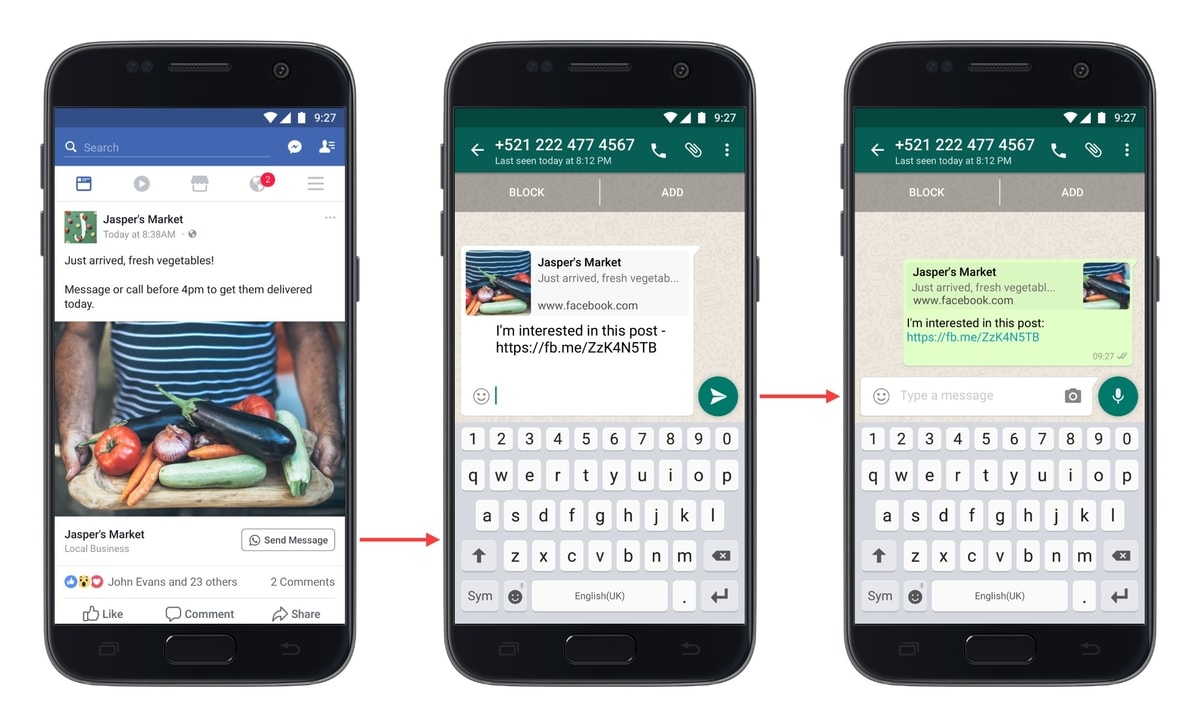 Contoh proses click-to-whatsapp
Gambar: techcrunch.com