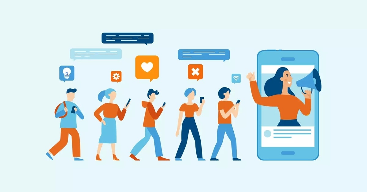 Ilustrasi influencer marketing
Gambar: searchenginejournal.com
