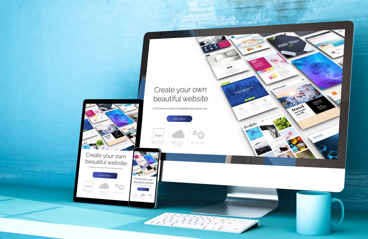 Ilustrasi pembuatan website sendiri
Gambar: creativethemes.com