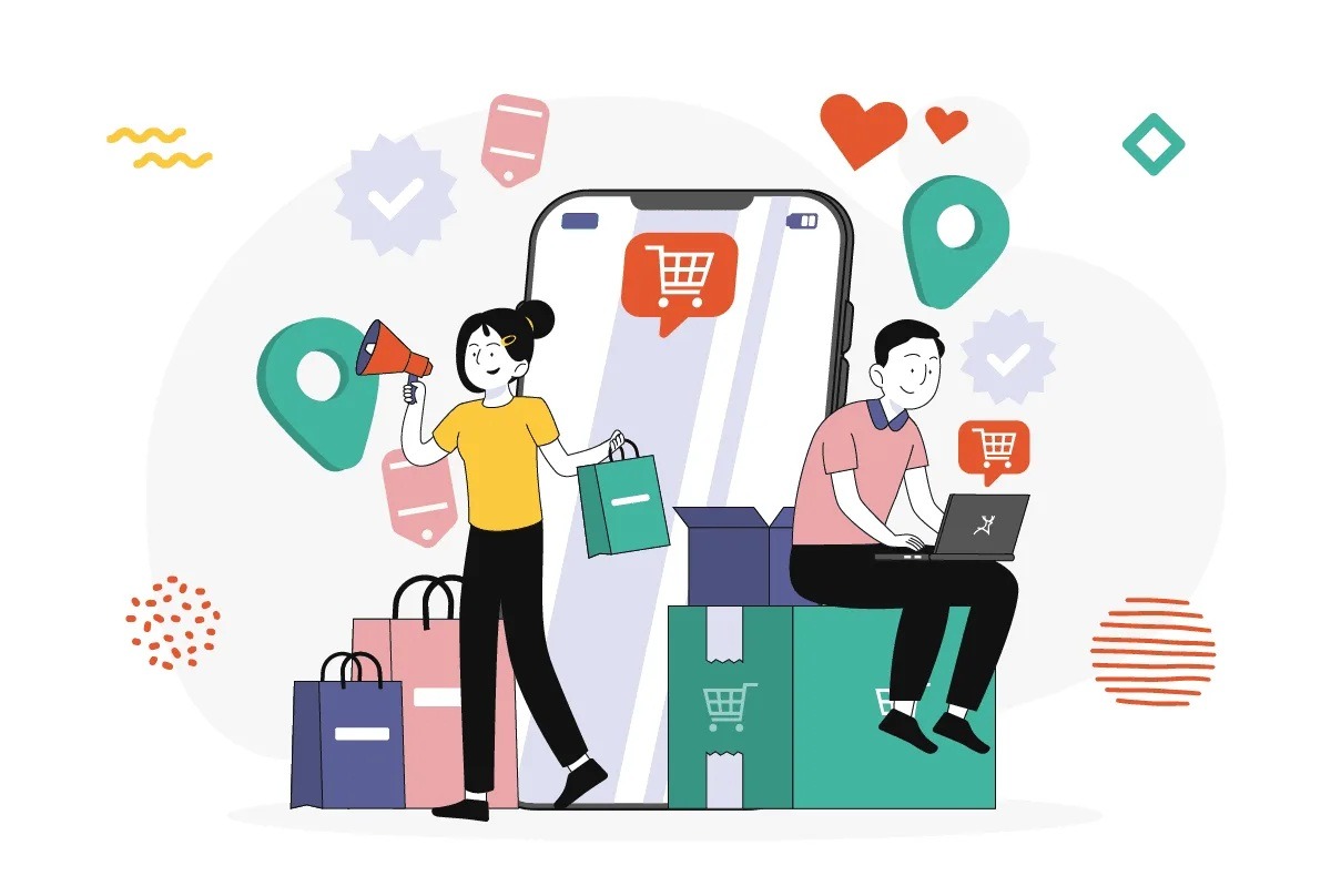 Ilustrasi website online shop
Gambar: deerdesigner.com