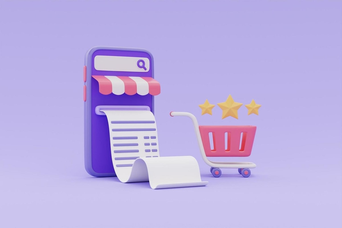 Ilustrasi belanja online 
Gambar: vecteezy.com