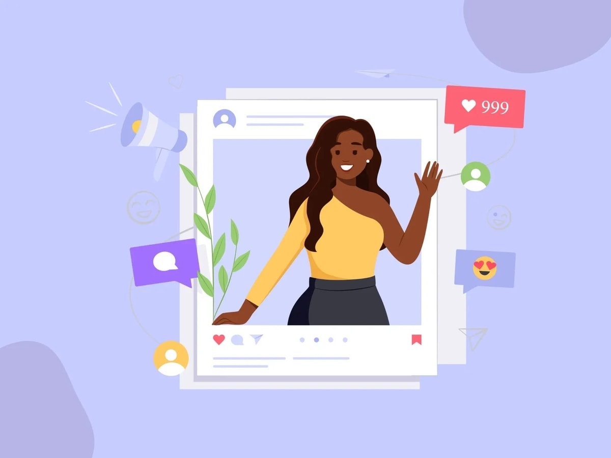 Ilustrasi social media influencer
Gambar: dribbble.com