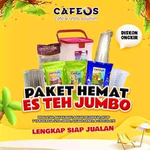 Paket Usaha Hemat Es Teh Jumbo Lengkap Siap Jualan Murah