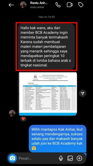 Testimoni member BCB Academy 15