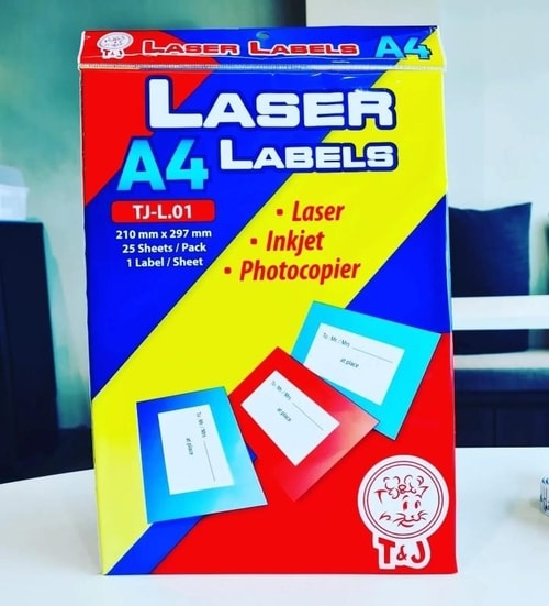 kertas stiker putih a4