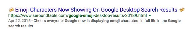 Hasil pencarian kata 'emoji' di Google