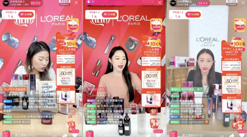 Contoh live streaming shopping
Gambar: darkroom.contagious.com